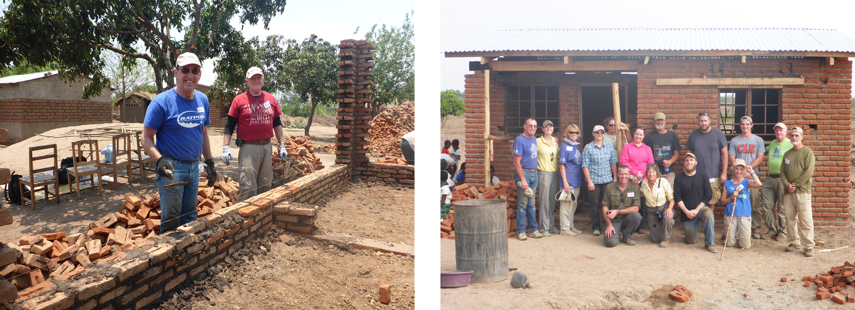 Home build in Malawi