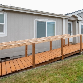 Image of an accessibility safety ramp