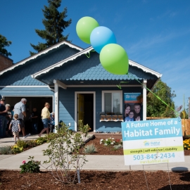 Mt Angel home dedication